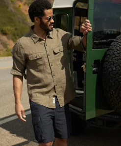 Men Outerknown Windward Linen Shirt